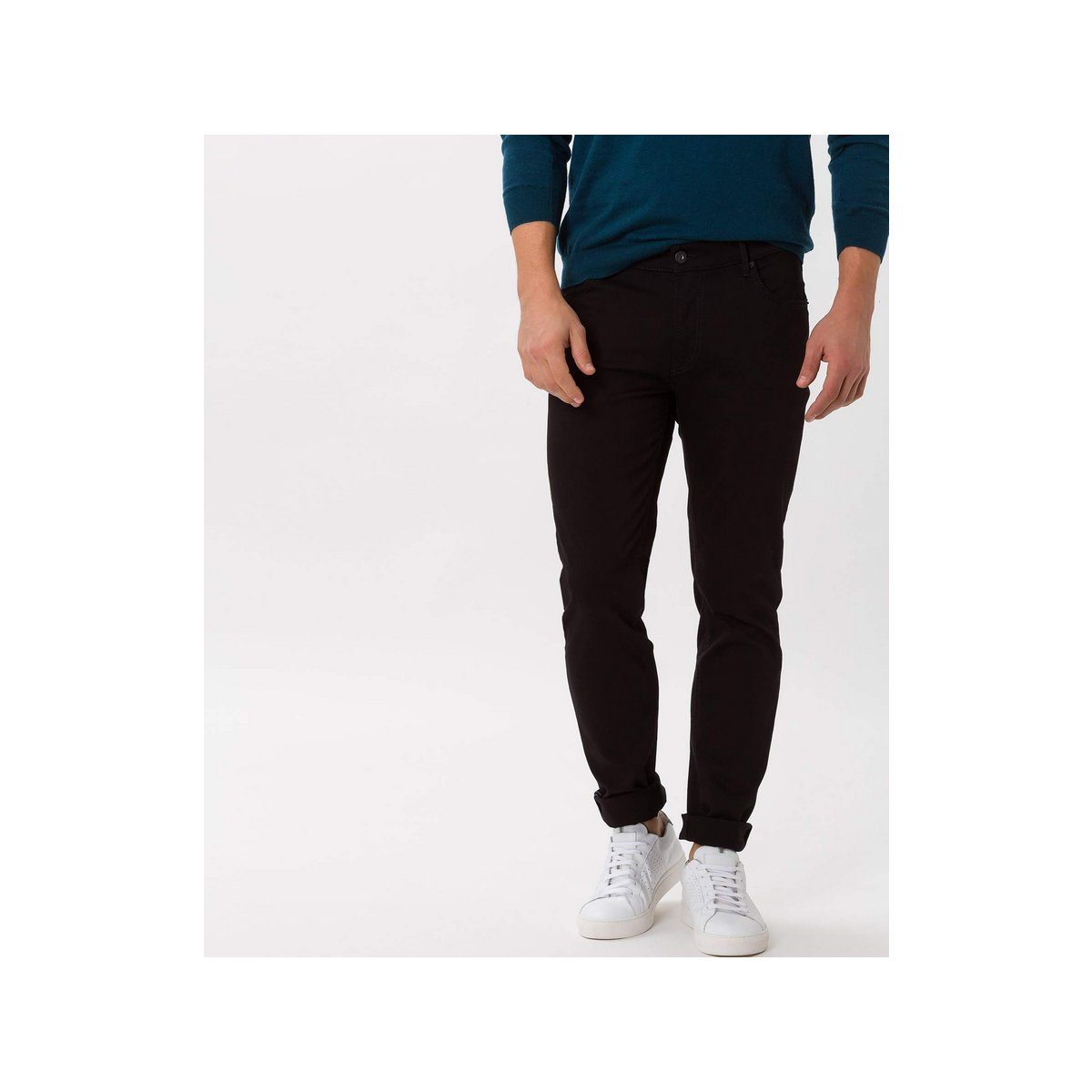 Brax Straight-Jeans schwarz regular (1-tlg)