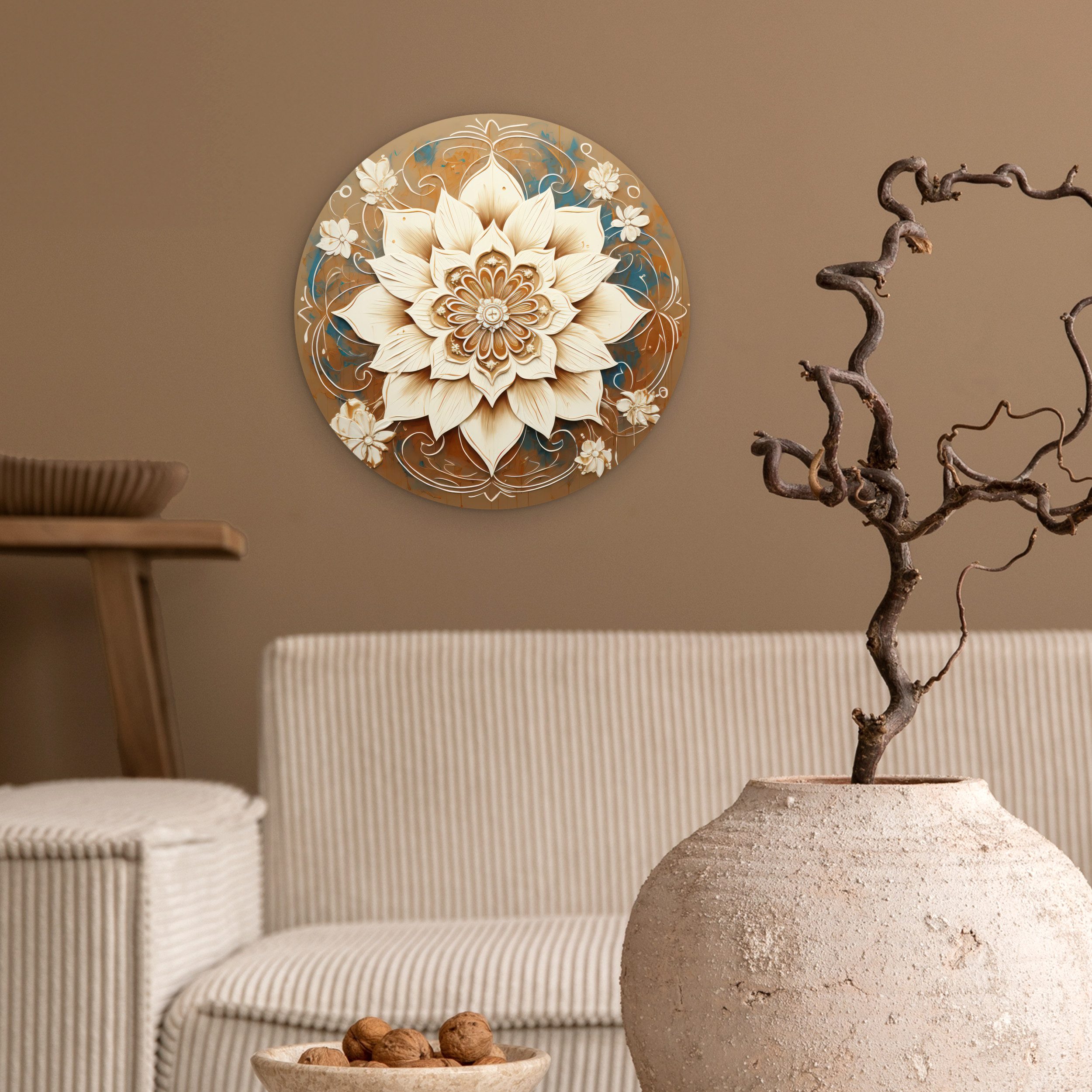 MuchoWow Gemälde Mandala - Blumen - günstig online kaufen