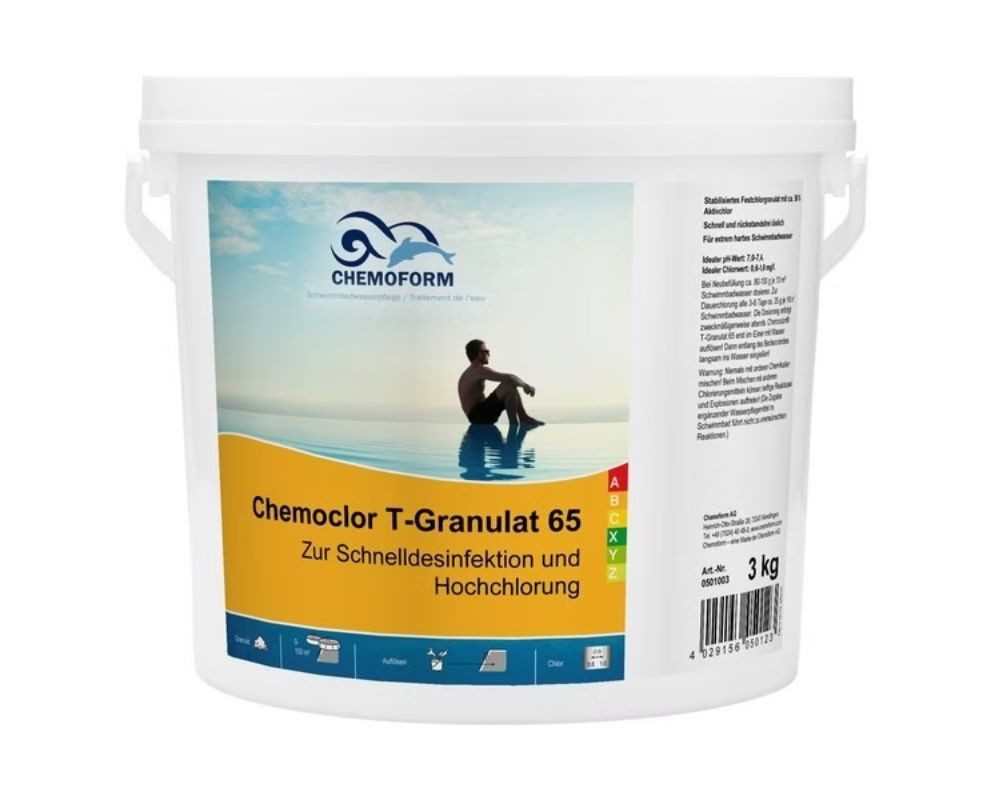 Chlorgranulat Chemoform Chemoclor Chlor T-Granulat 65 3 kg