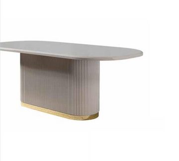 JVmoebel Esszimmer-Set Ovaler Esstisch Essgruppe Küchentisch Esszimmer Tisch Stuhl Garnitur