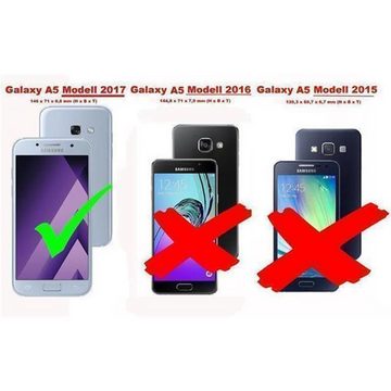 Cadorabo Handyhülle Samsung Galaxy A5 2017 Samsung Galaxy A5 2017, Handy Schutzhülle, Klappbare Hülle, Kunstleder mit Magnetverschluss
