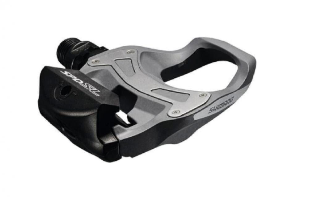 Shimano Klickpedale Shimano PD-R550 SPD-SL Pedale grau - Leichte Rennrad-Klickpedale mit e