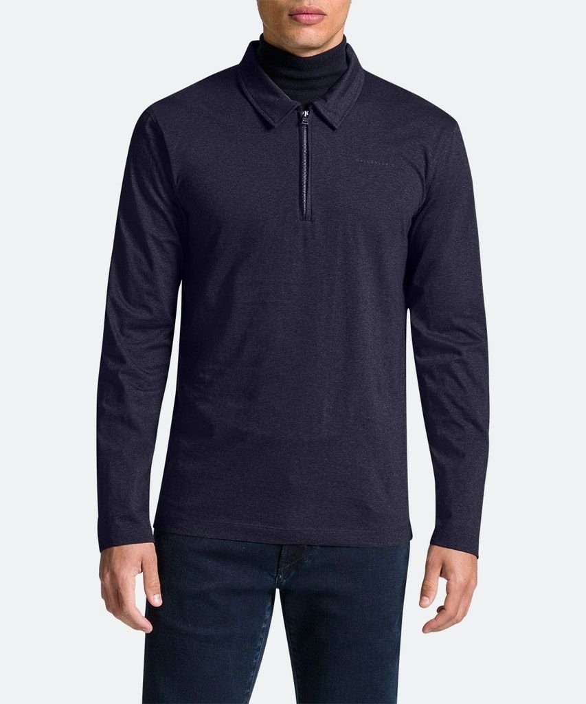 BALDESSARINI Langarm-Poloshirt