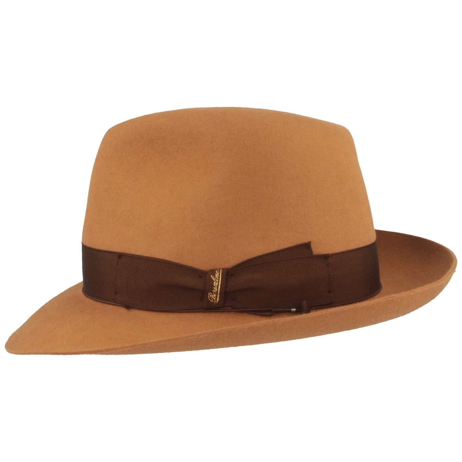 Borsalino Filzhut edler Haarfilzhut mit mittelbreiter Krempe