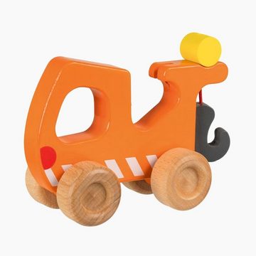 goki Spielzeug-Baumaschine Abschleppwagen, Stabiler Abschleppwagen