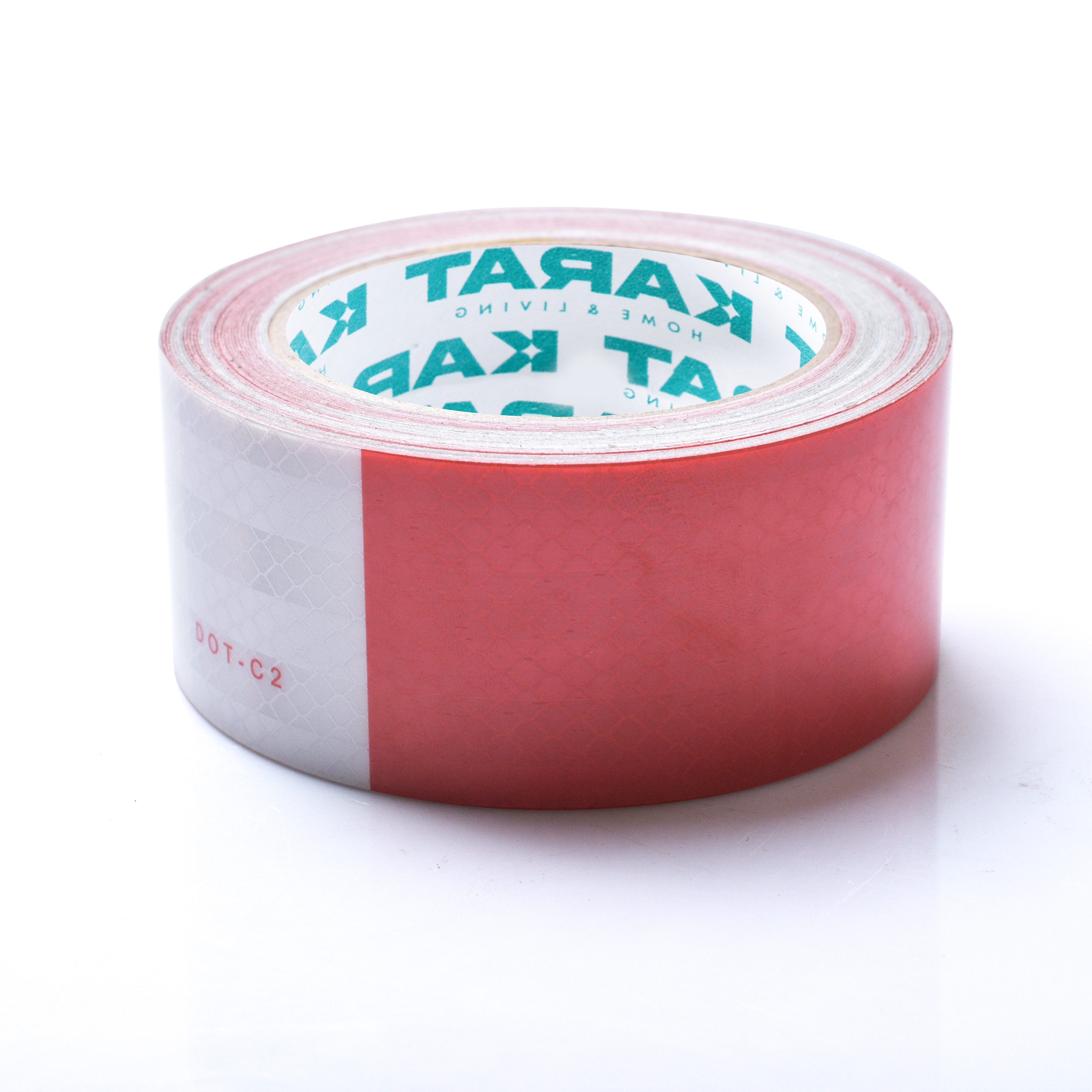 Karat Reflektorband Reflektierendes Klebeband, Selbstklebend & Wasserdicht, 5 cm x 10 m