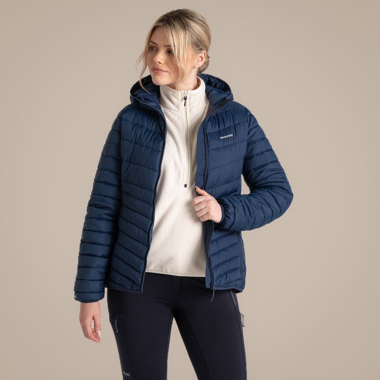Craghoppers Trekkingjacke Craghoppers - CompLite VIII - Damen Outdoorjacke Hybrid, navy