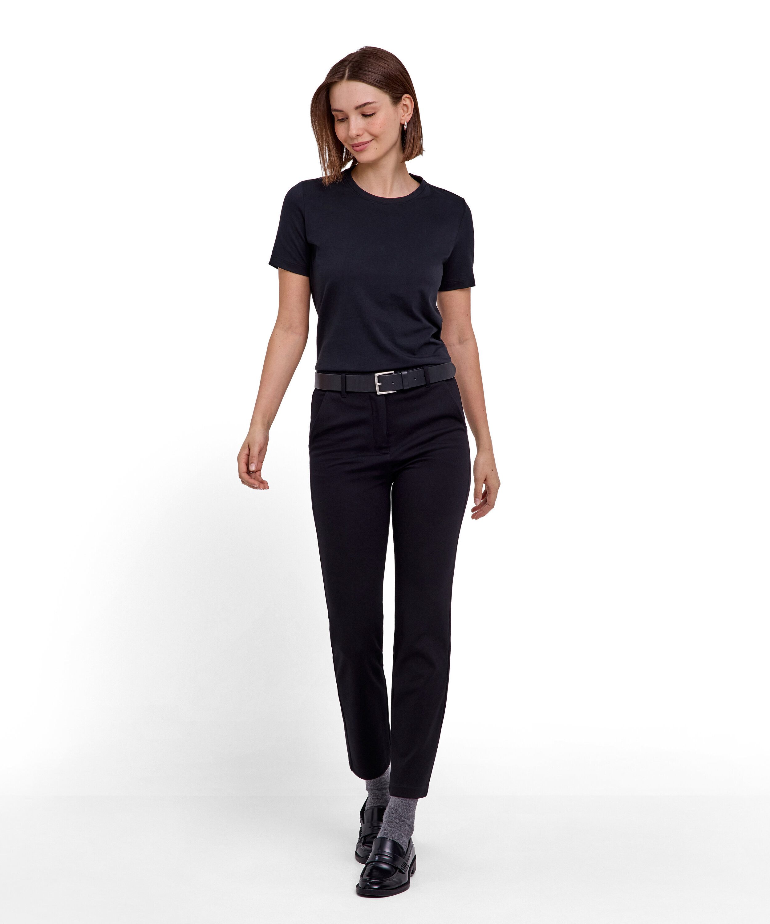 FALKE T-Shirt T-Shirt aus reiner Baumwolle (1-tlg., 1) aus reiner Baumwolle