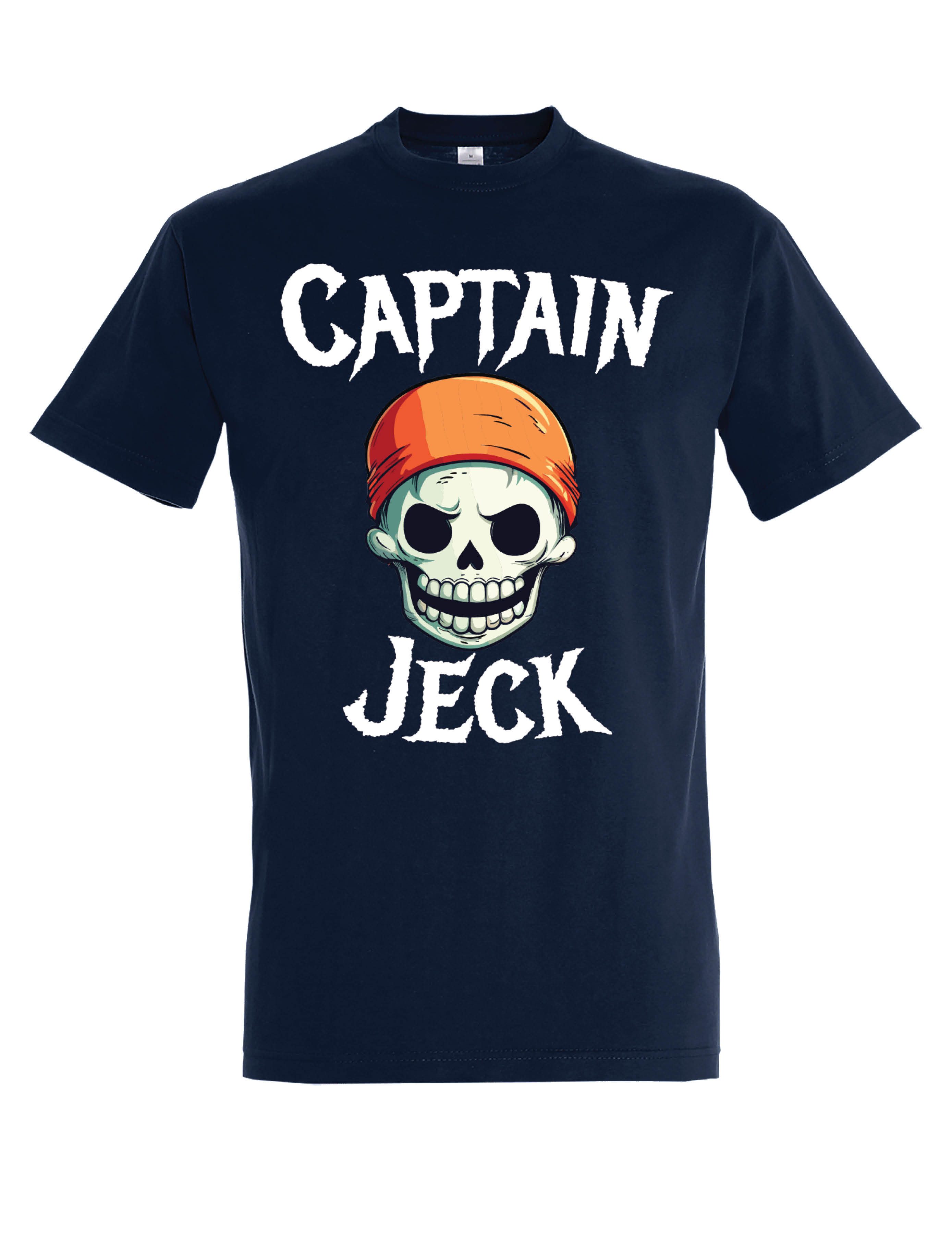 Print-Shirt Captain Jeck Herren T-Shirt lustig Statement Geschenk
