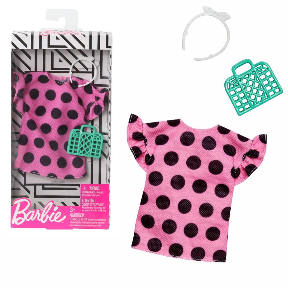 Barbie Puppenkleidung Over-Size Shirt pink Barbie Puppen-Kleidung Mattel Trend Mode