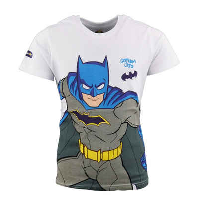 DC Comics Print-Shirt Batman Classic Kinder Jungen T-Shirt Gr. 104 bis 134, 100% Baumwolle