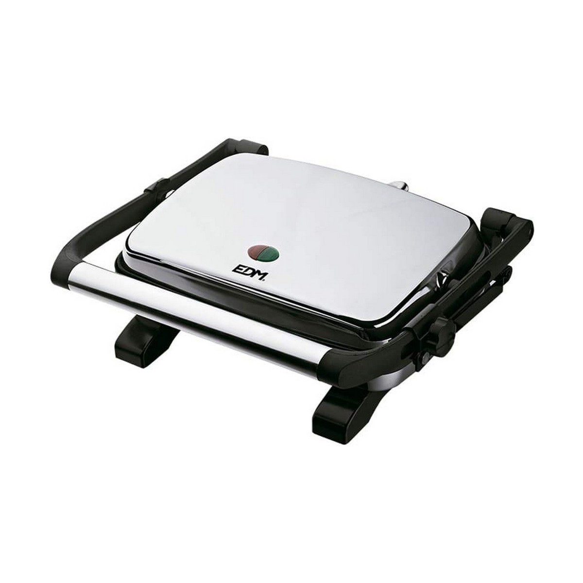Edm Kontaktgrill Edm Sandwichmaker EDM 1600 W Verchromt, 1600 W