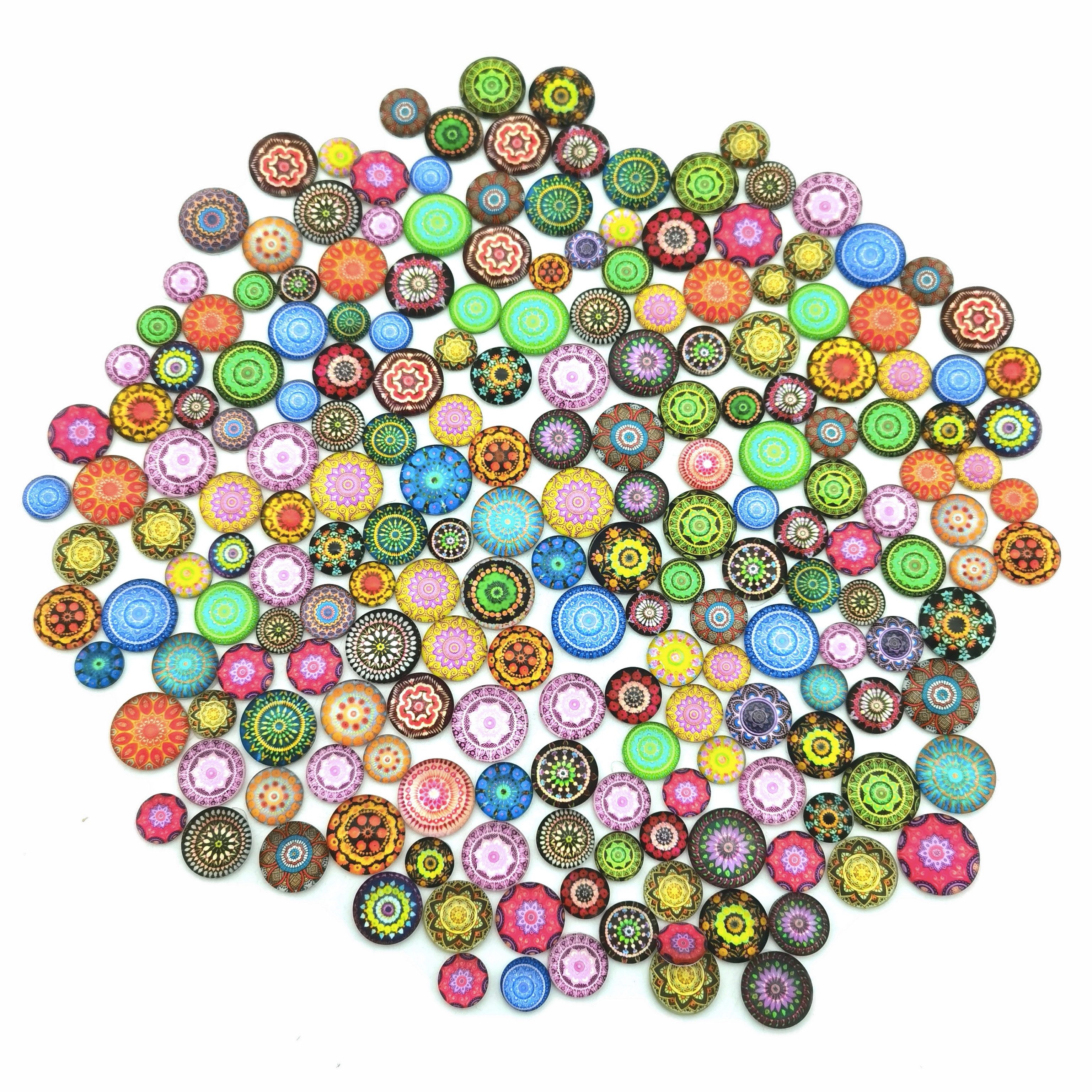 Deko-Glas 200 Stück bunte Deko-Glas