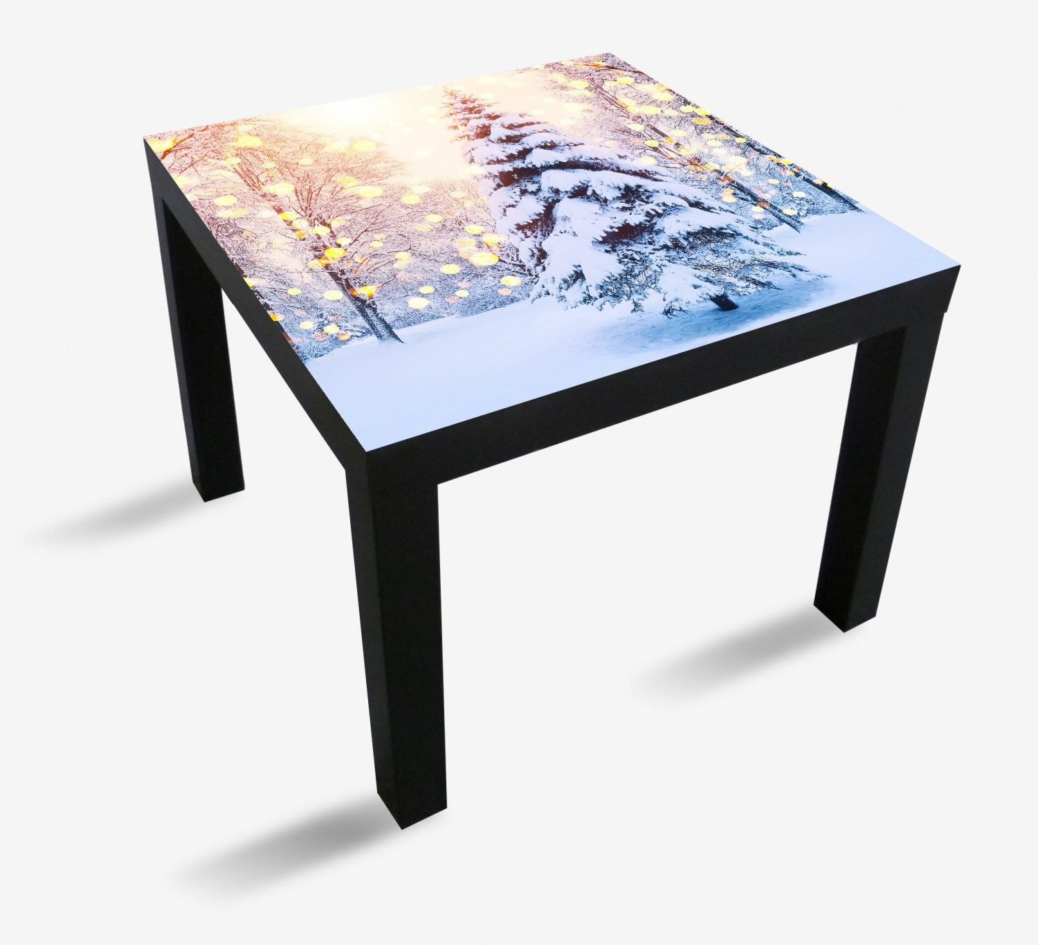 Wallario Möbelfolie Winterzauber im Lichterglanz