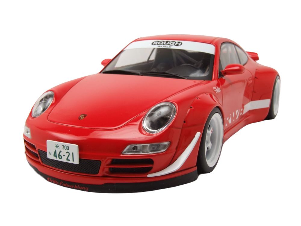 ixo Models Modellauto Porsche 911 RWB 997 rot, Maßstab 1:18