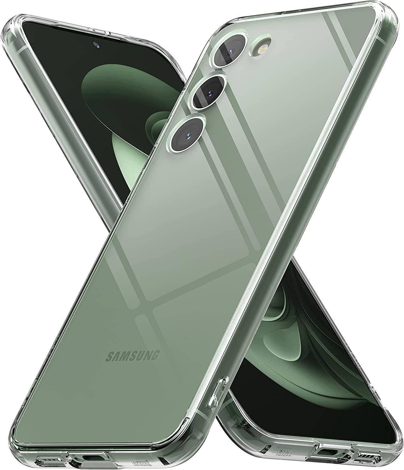 MSM Handyhülle Hülle für Samsung Galaxy S23 / Plus / Ultra Silikon Schutz Case Klar