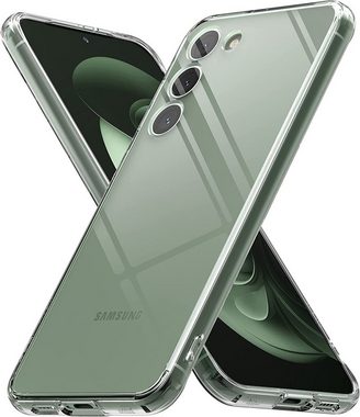 MSM Handyhülle Hülle für Samsung Galaxy S23 / Plus / Ultra Silikon Schutz Case Klar