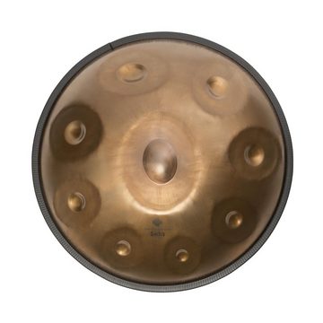 Sela Handpan SE201 Harmony D Kurd 9, komplett mit gepolsterter Tasche