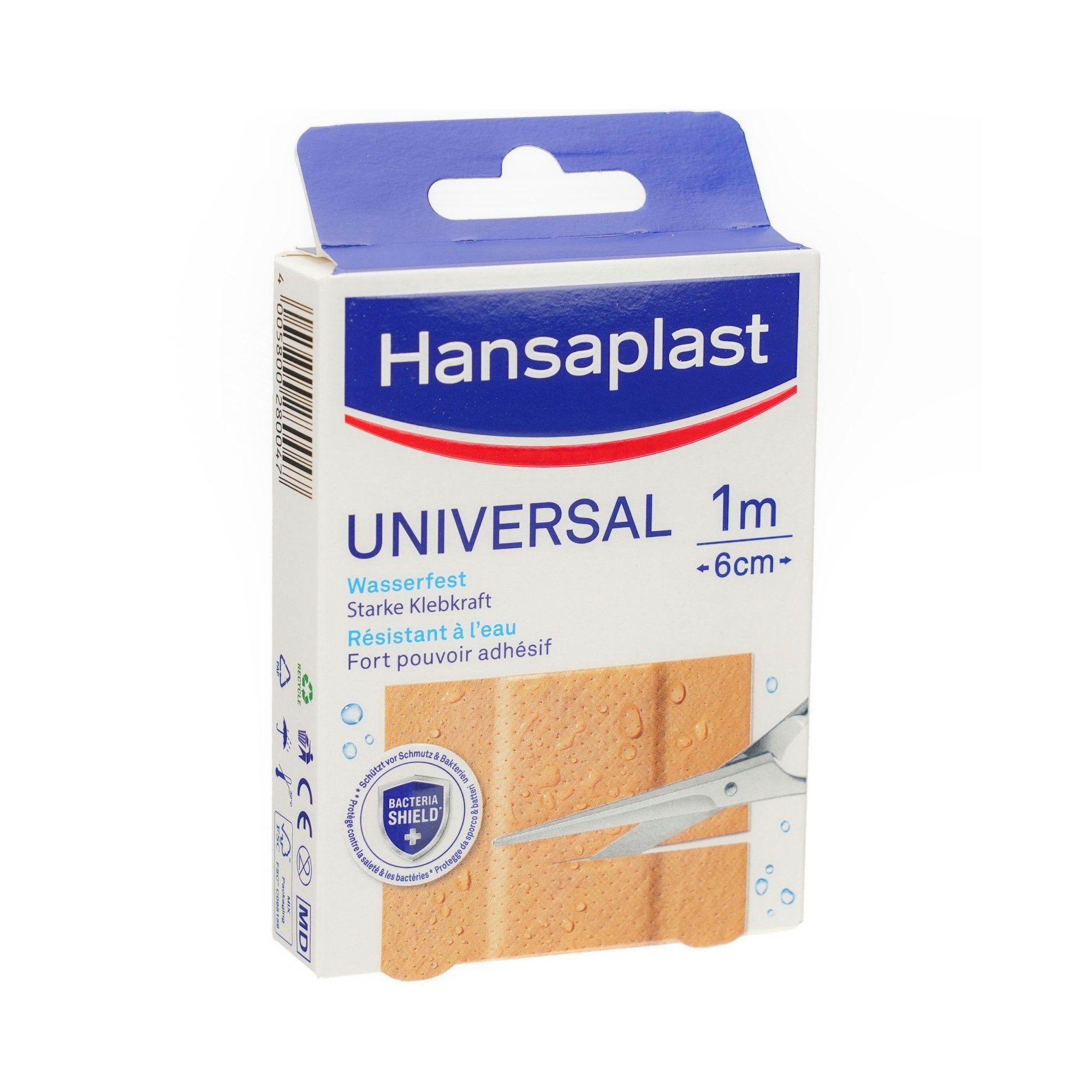 Beiersdorf AG Wundpflaster HANSAPLAST Universal Pflaster wasserfest 6 cmx1 m