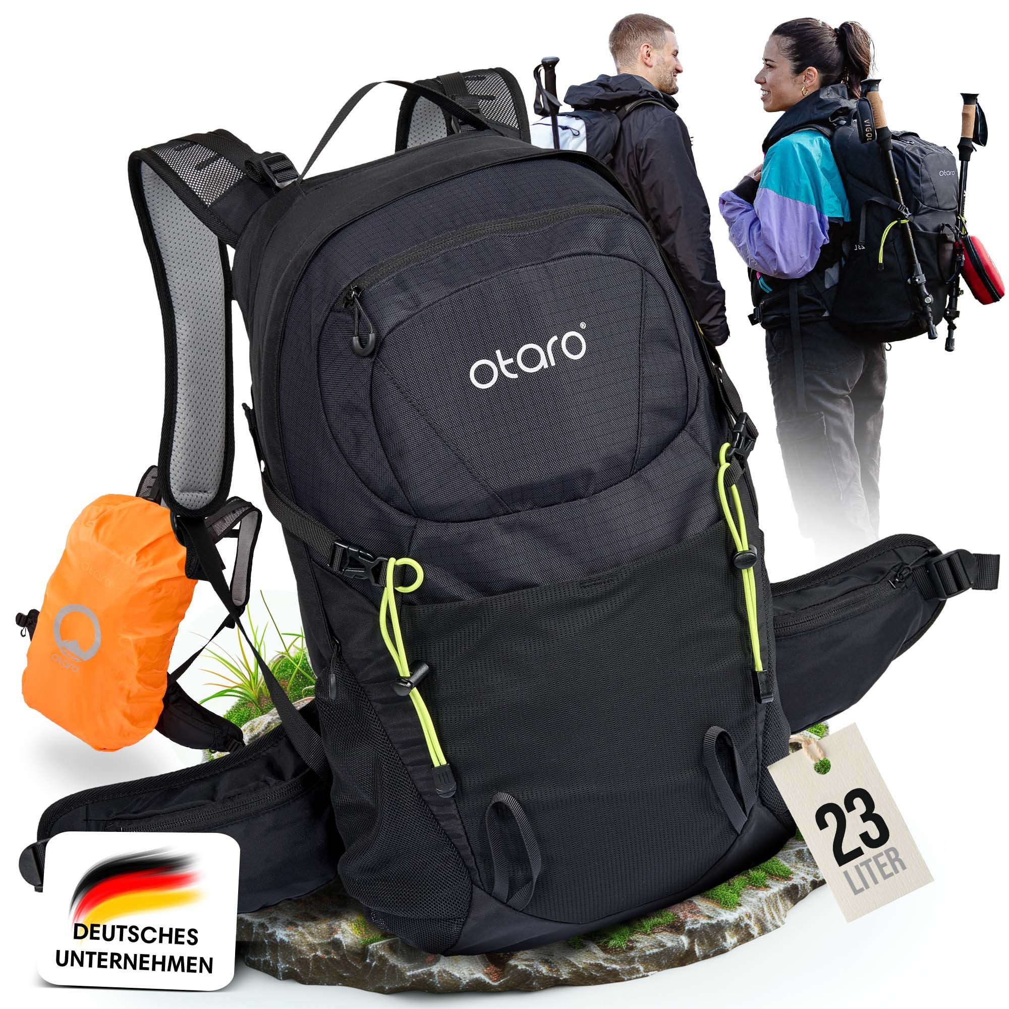 Otaro Wanderrucksack Wanderrucksack mit Belüftung Trekkingrucksack günstig online kaufen