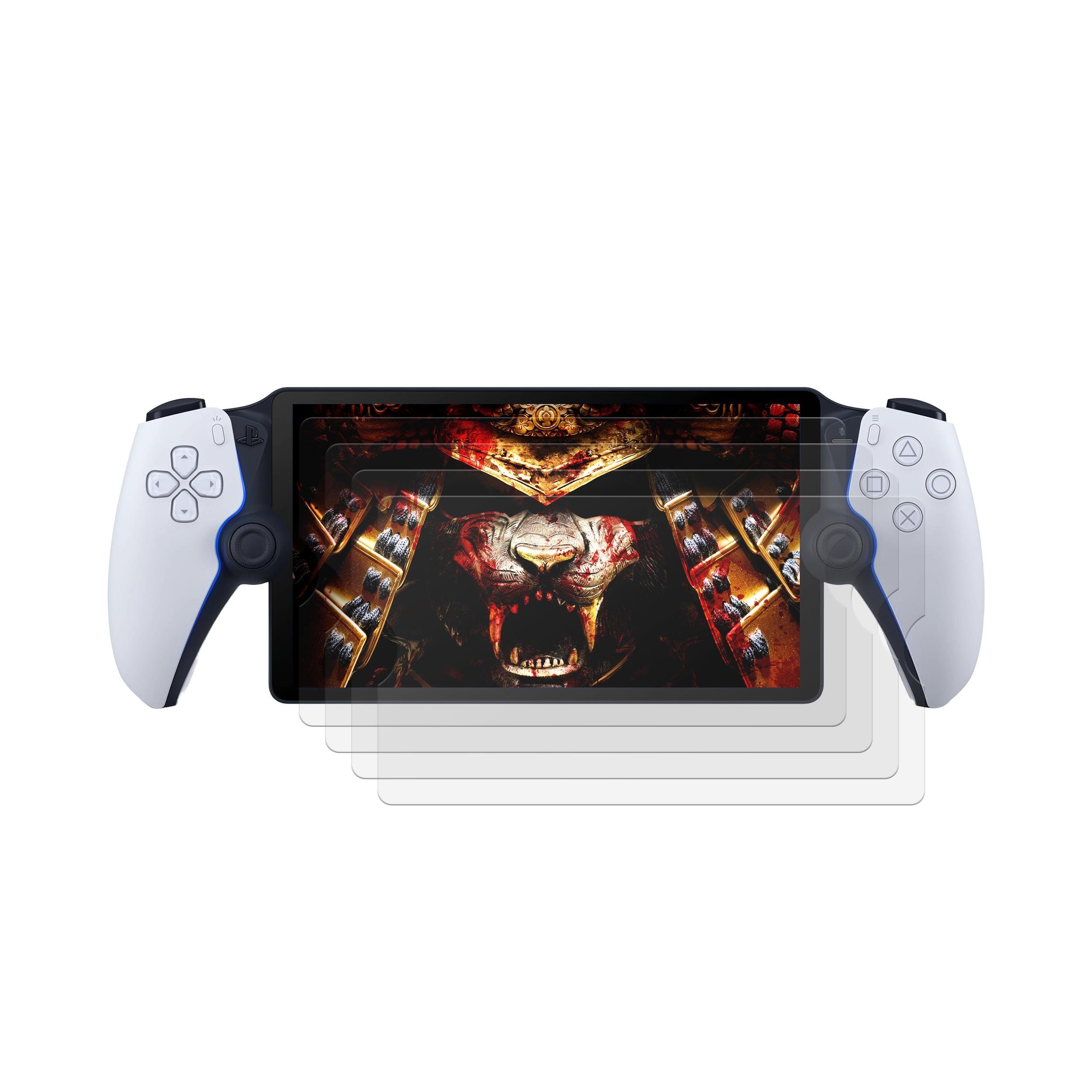 Protectorking Schutzfolie 4x 9H Panzernanoglas für Sony Playstation Portal MATT FLEXIBLER Displa, (4-Stück), Flexibler Displayschutz, Panzerglas, Schutzglas, Entspiegelt, Matt