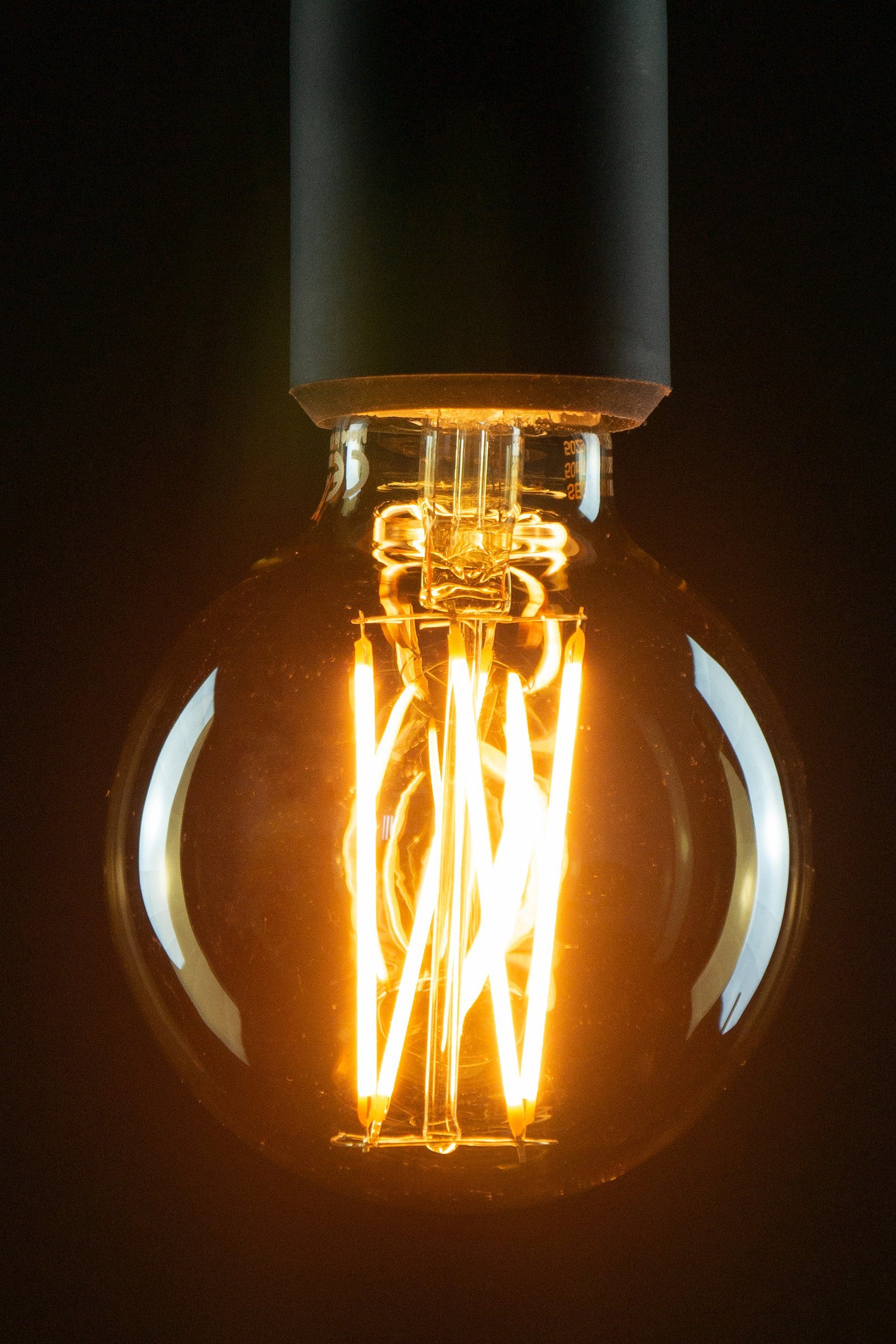 SEGULA LED-Leuchtmittel LED Globe 80 gold 80, gold, E27, Warmweiß, dimmbar, E27, Globe