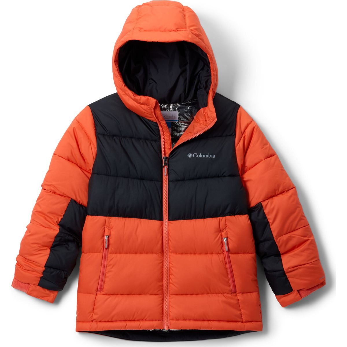 Columbia Steppjacke Youth Pike Lake II Hooded Insulated Jacket Wärmereflektierende Jacke mit recycelter Isolierung, verstellbarer