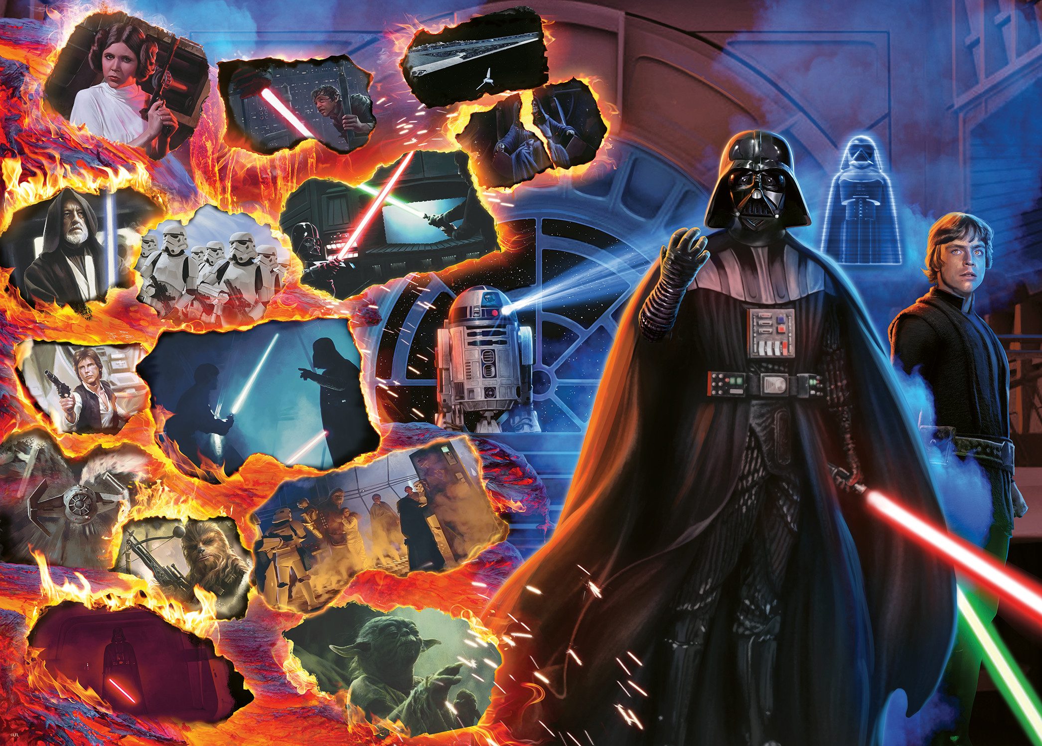 Ravensburger Puzzle Star Wars Villainous: Darth Vader, 1000 Puzzleteile, Ma günstig online kaufen
