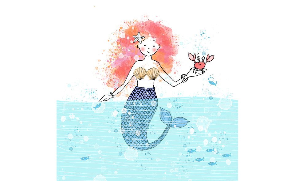 Braun+Company Atelier Papierserviette Braun & Company Servietten Mermaid 33 x 33 cm -