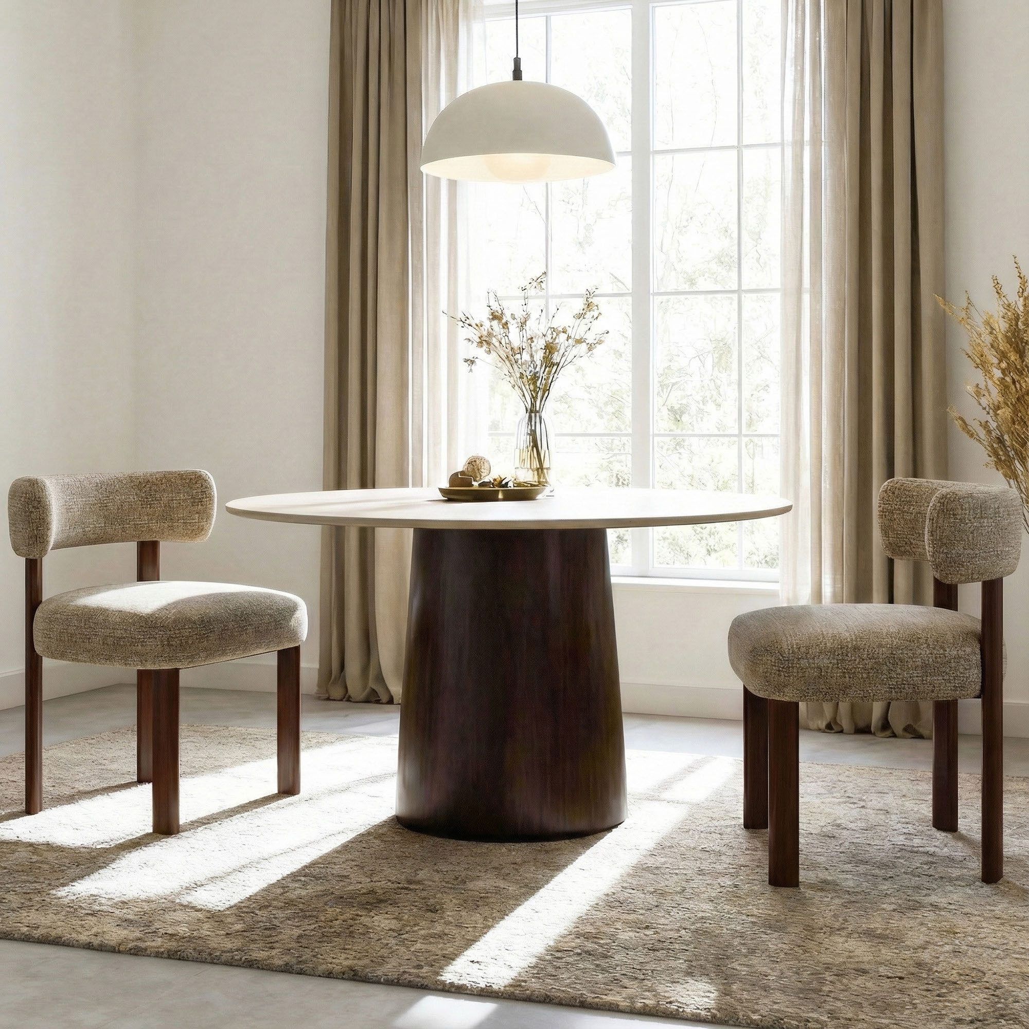 smartue Esszimmerstuhl Esszimmerstühle 2er Set aus Massivholz, modernes Design, Elegante Holzstühle mit warmem Design für Küche und …