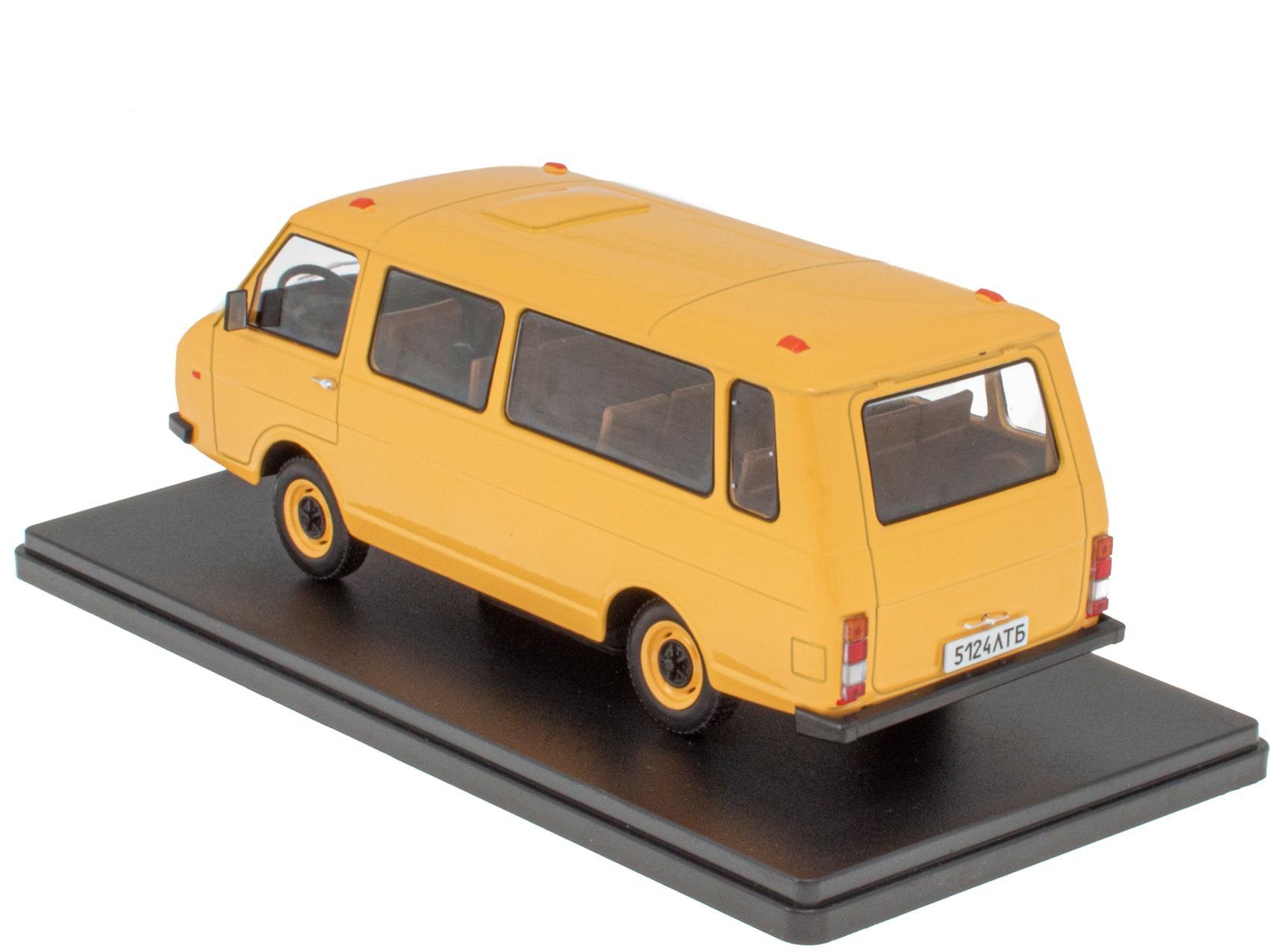 Hachette Sammlerauto Modellauto 1976 RAF 22038 Bus Latvia gelb Kleinbus 1:24 Hachette, Maßstab 1:24