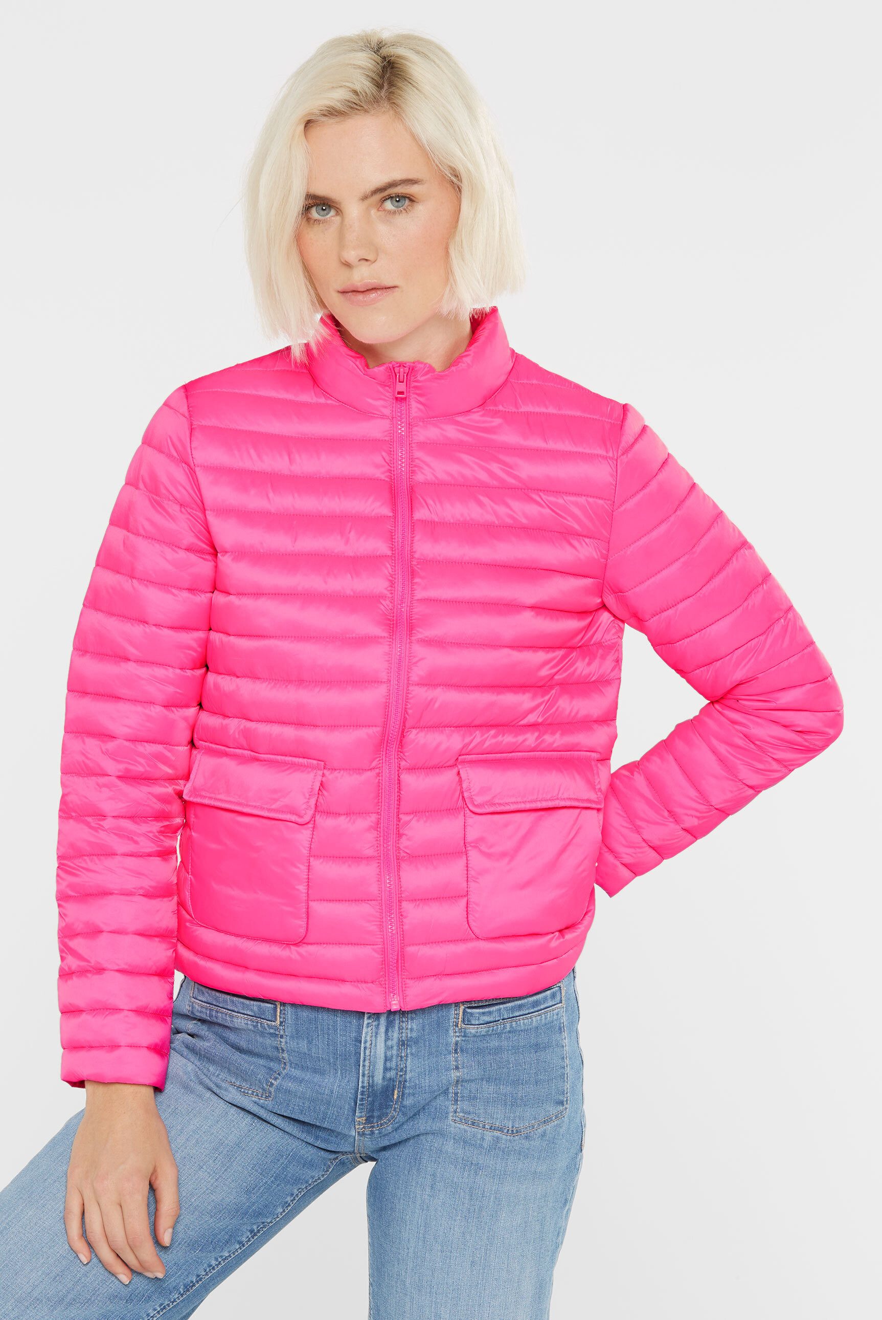 SENSES.THE LABEL Steppjacke mit verstellbarem Gummizug günstig online kaufen