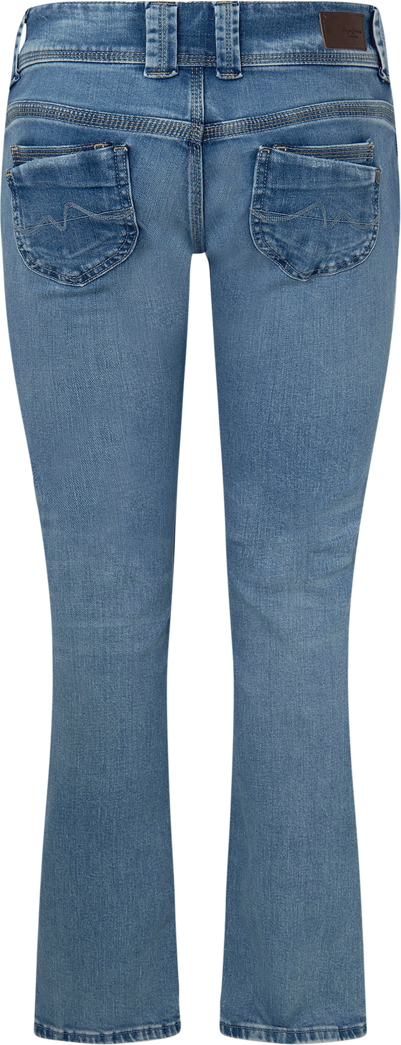 Pepe Jeans Regular-fit-Jeans VENUS blue mit Badge used