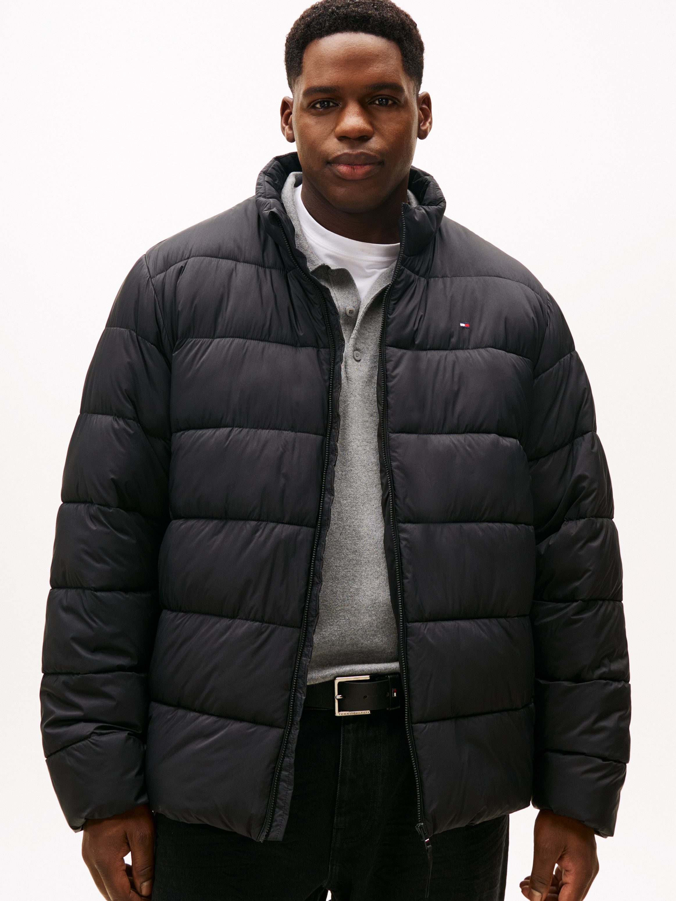 Tommy Hilfiger Big & Tall Steppjacke STAND COLLAR JACKET Winterjacke, Outdo günstig online kaufen