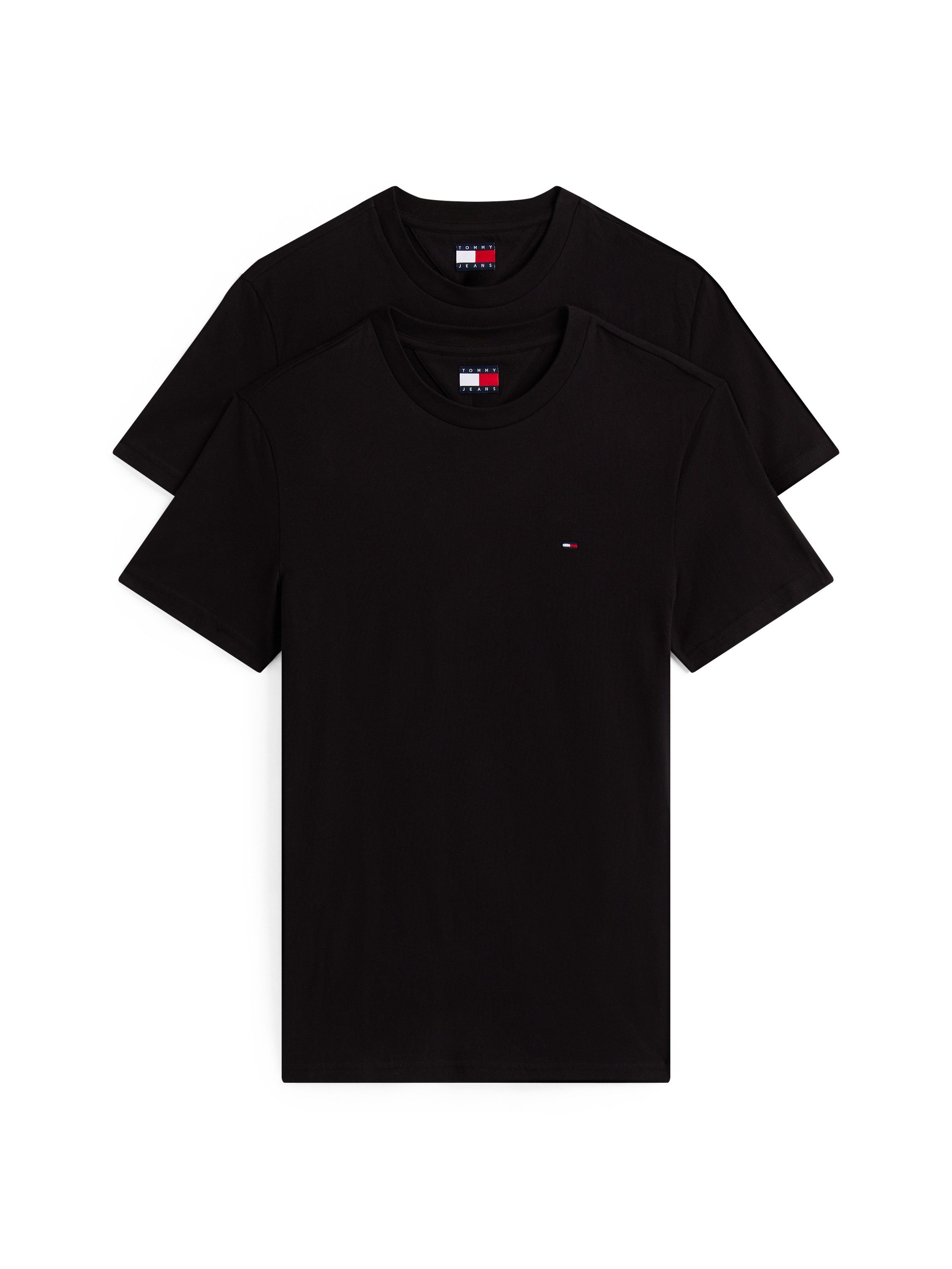 Tommy Jeans Rundhalsshirt TJM XSLIM 2PACK JERSEY TEE EXT (Packung, 2er-Pack günstig online kaufen