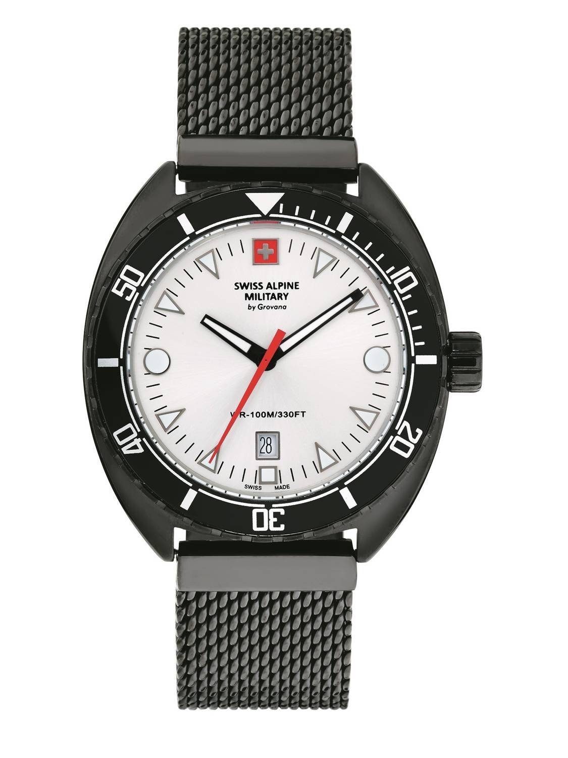 Swiss Military Alpine Military Swiss Alpine Quarzuhr 7066.1172 Herrenuhr by Grovana