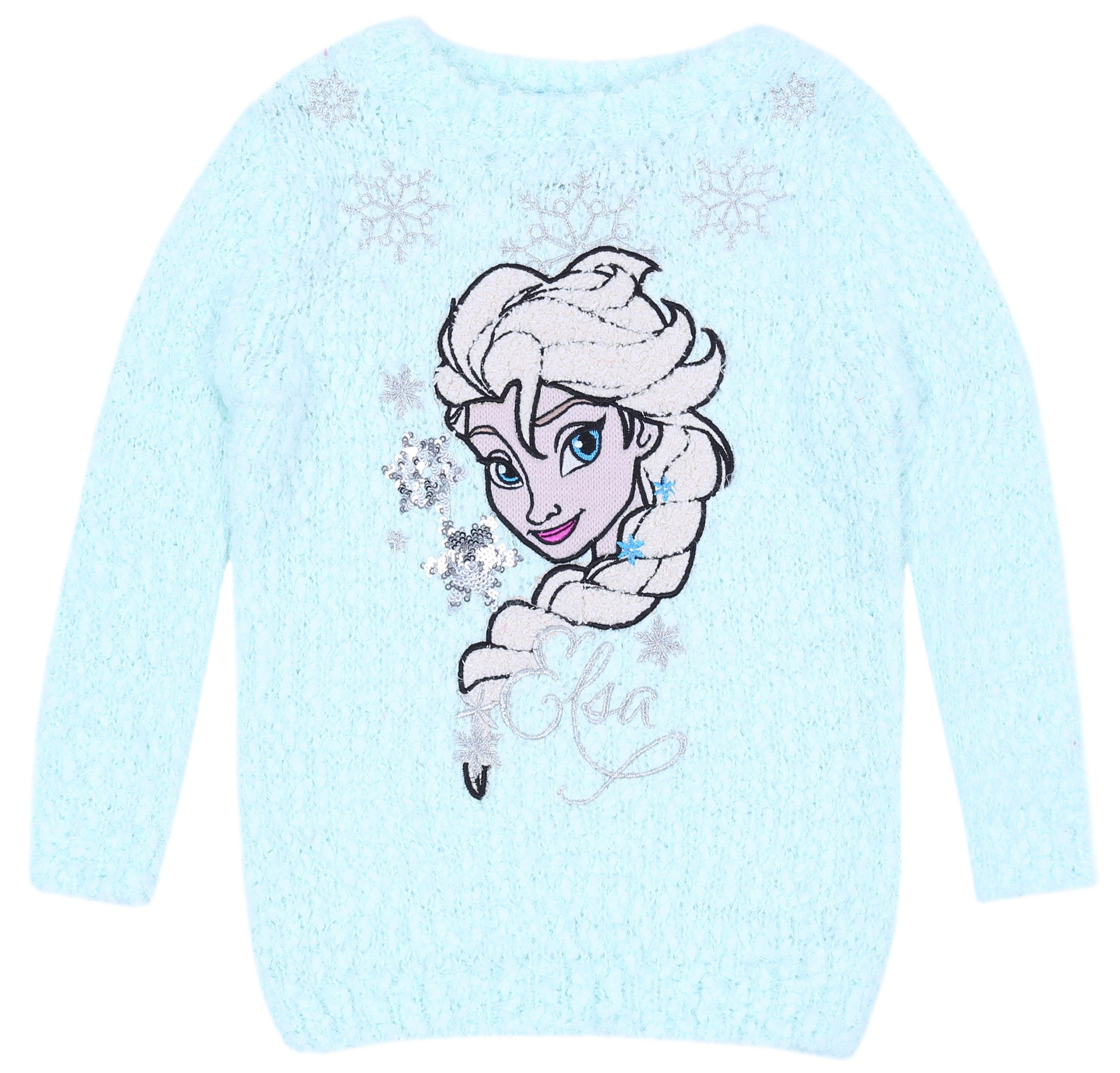Longpullover Seladogrüner Pullover ELSA DIE EISKÖNIGIN
