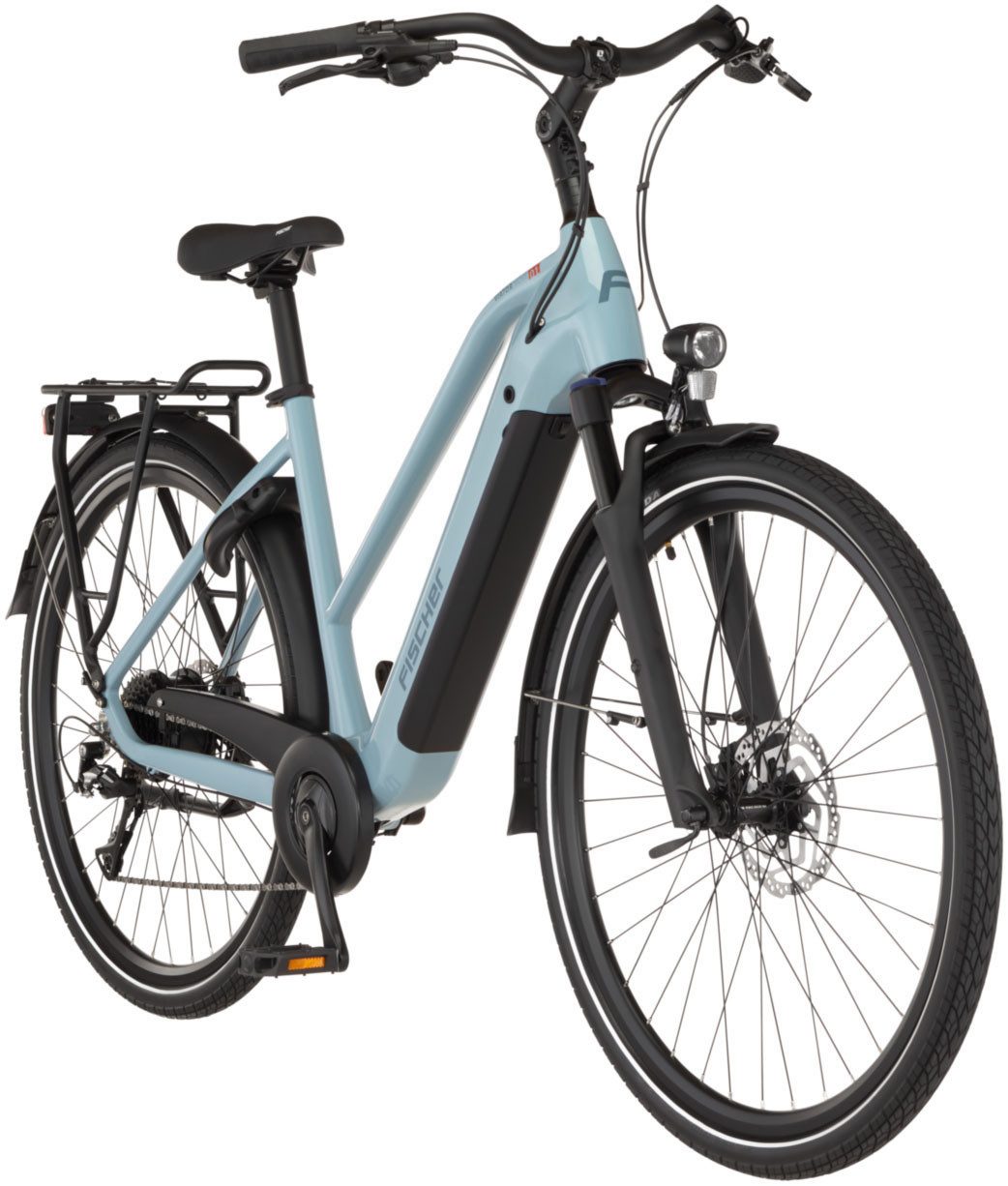 FISCHER Fahrrad E-Bike Trekkingrad VIATOR MOVE 01 474 T, 8 Gang Shimano Acera RD-M3020-8 Schaltwerk, Heckmotor, 474 Wh