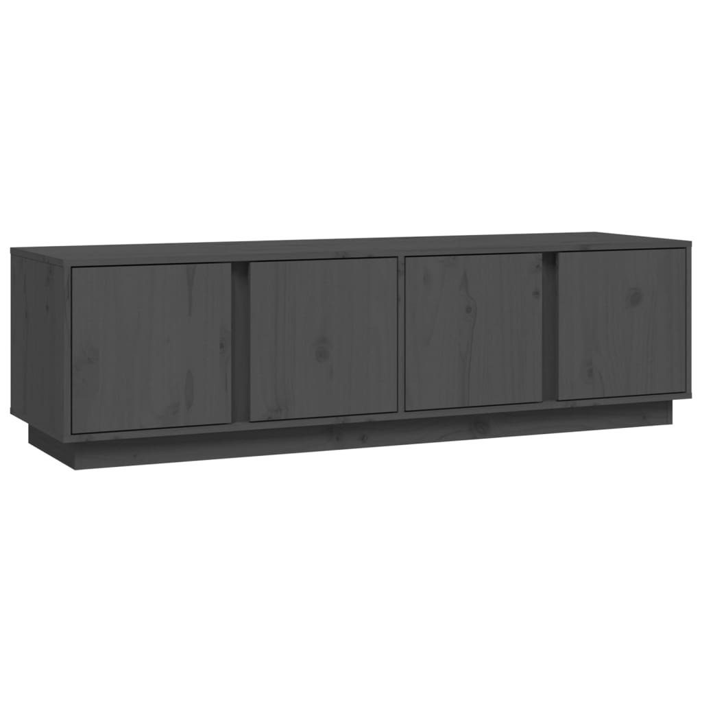 140x40x40 Massivholz Grau furnicato Kiefer cm TV-Schrank