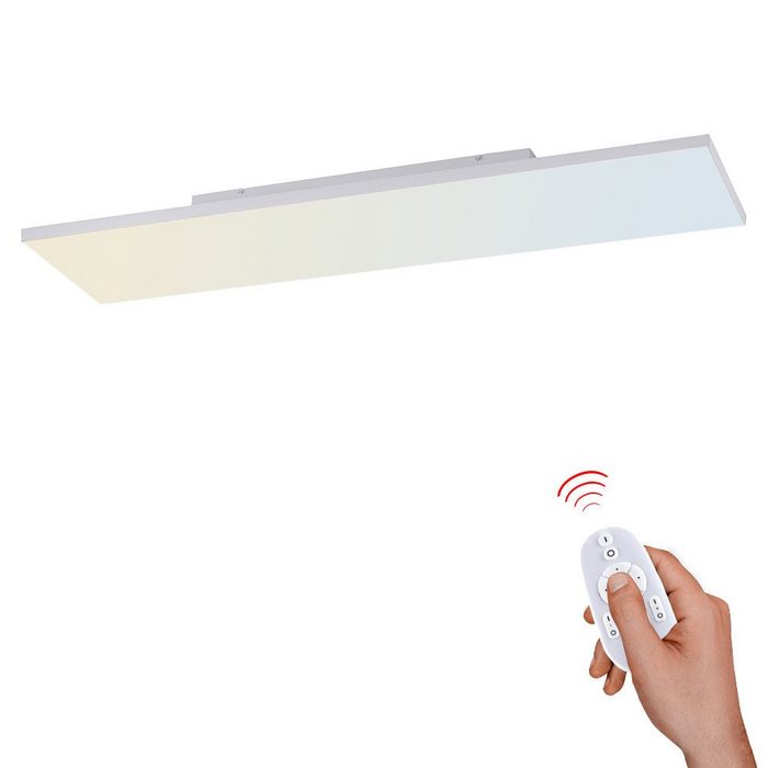 Licht-Trend Deckenleuchte Q-Flat 2.0 rahmenloses LED Deckenleuchte 100 x 25cm CCT + FB Weiß Warmweiß - Kaltweiß