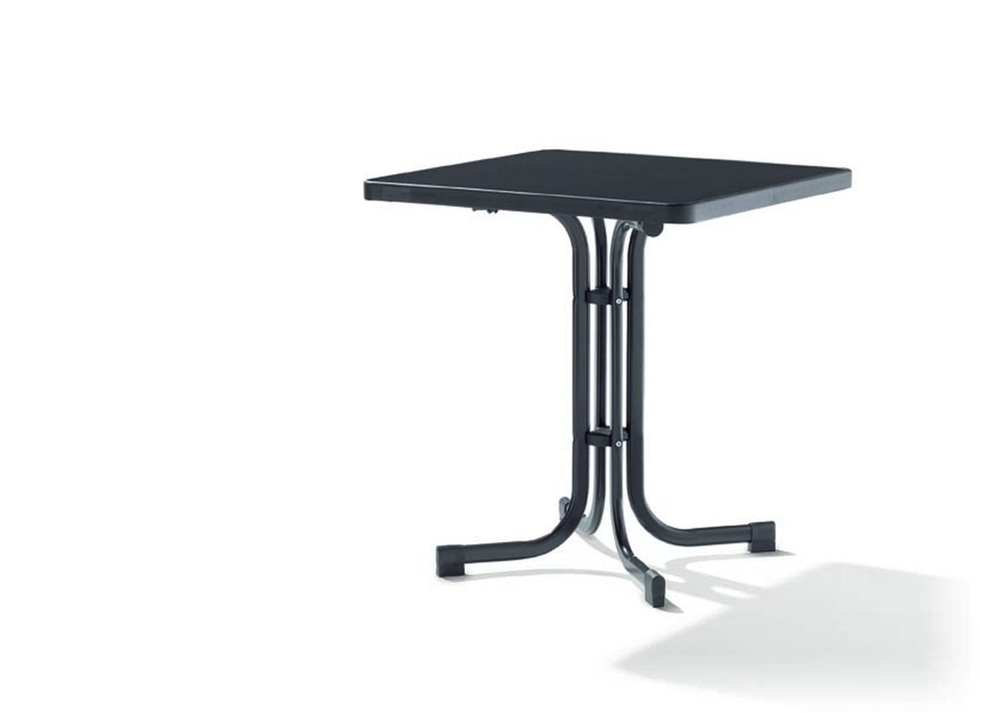 Klapptisch in Schiefer anthrazit, mecalit®-PRO - 69x72x69cm (BxHxT)
