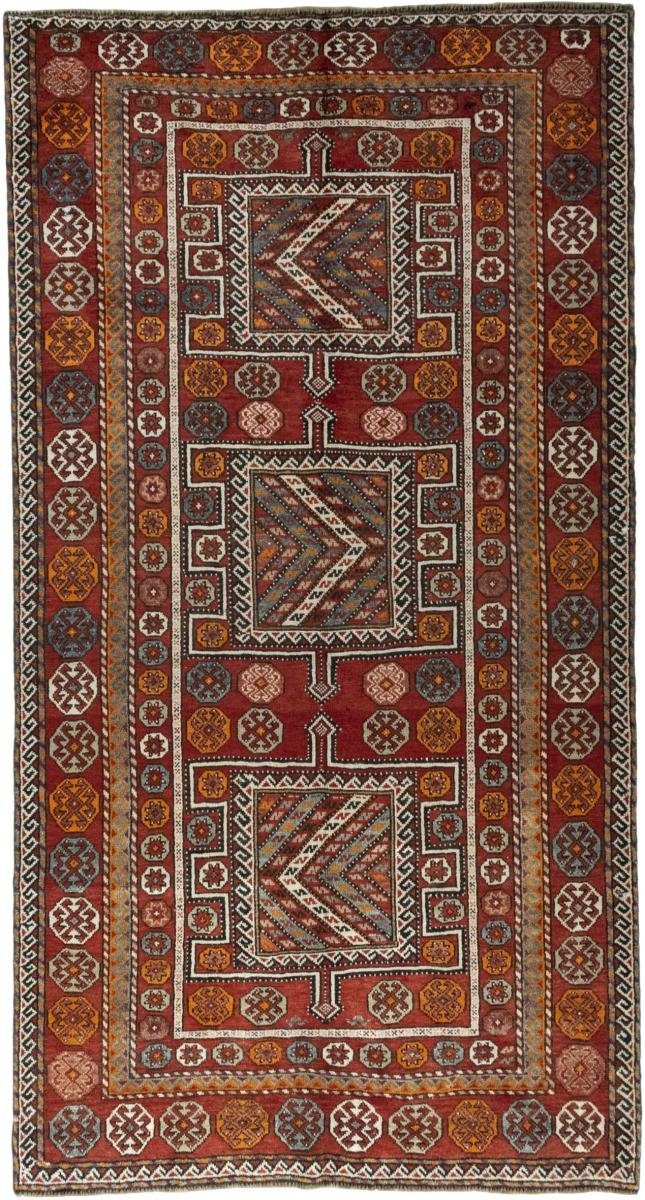 Orientteppich Turkaman 160x296 Handgeknüpfter Orientteppich / Perserteppich Läufer, Nain Trading, rechteckig, Höhe: 6 mm