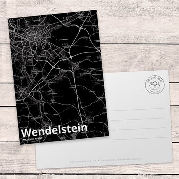 Mr. & Mrs. Panda Postkarte Wendelstein - Geschenk, Ansichtskarte, Städte, Stadt Dorf Karte Landk