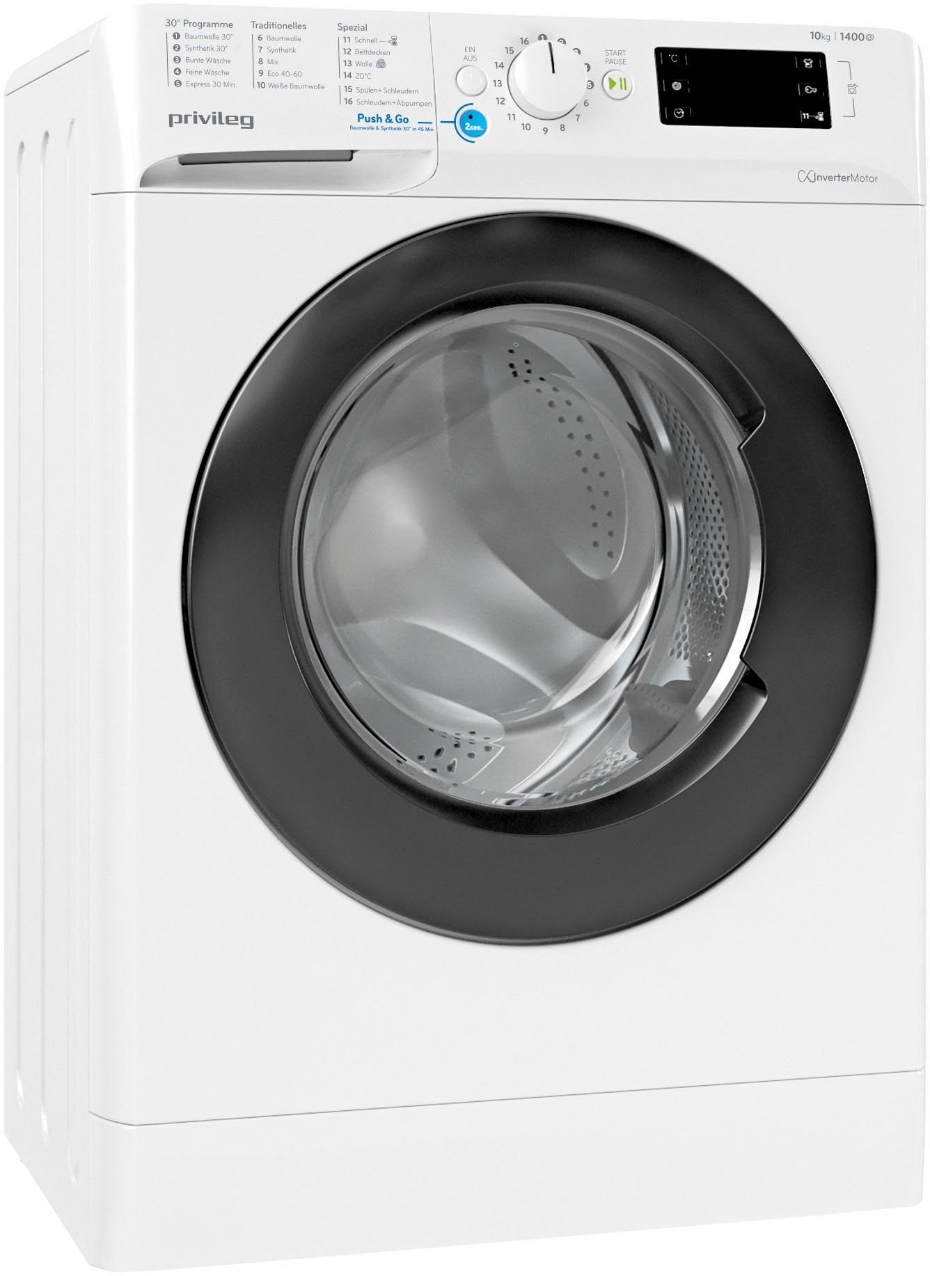 kg, 1400 Privileg Waschmaschine U/min, Monate Herstellergarantie PWF 10 50 A, 1073 X