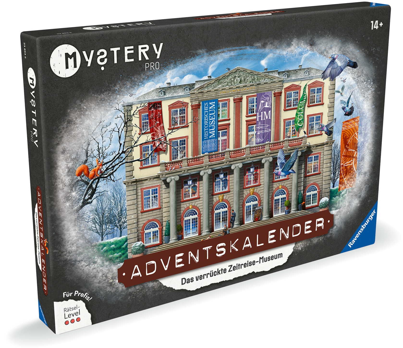 Ravensburger Spiel Mystery Adventskalender PRO Das verrückte Zeitreisemuseum 23853