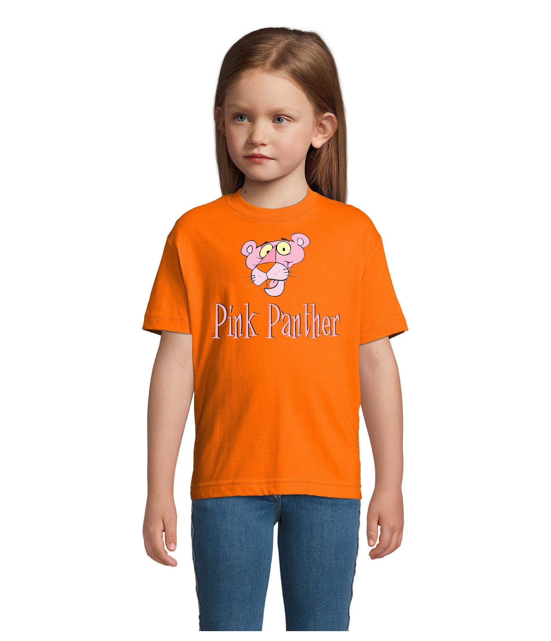 T-Shirt Kinder Pink Panther Rosarote Inspector Comic Cartoon