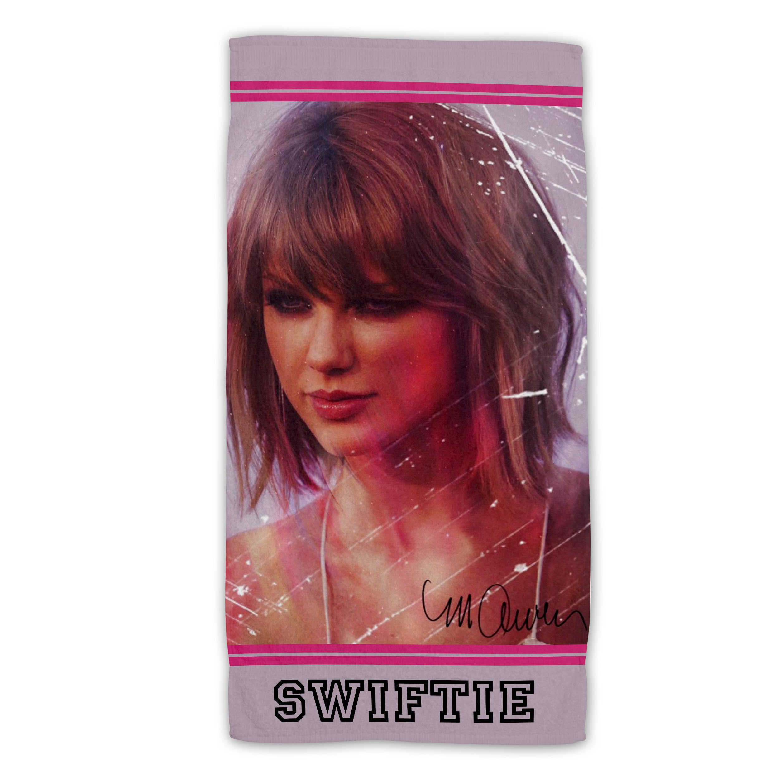 Jerry Fabrics Strandtuch Swiftie Baumwolle Frottee Badetuch mit Premium Dru günstig online kaufen