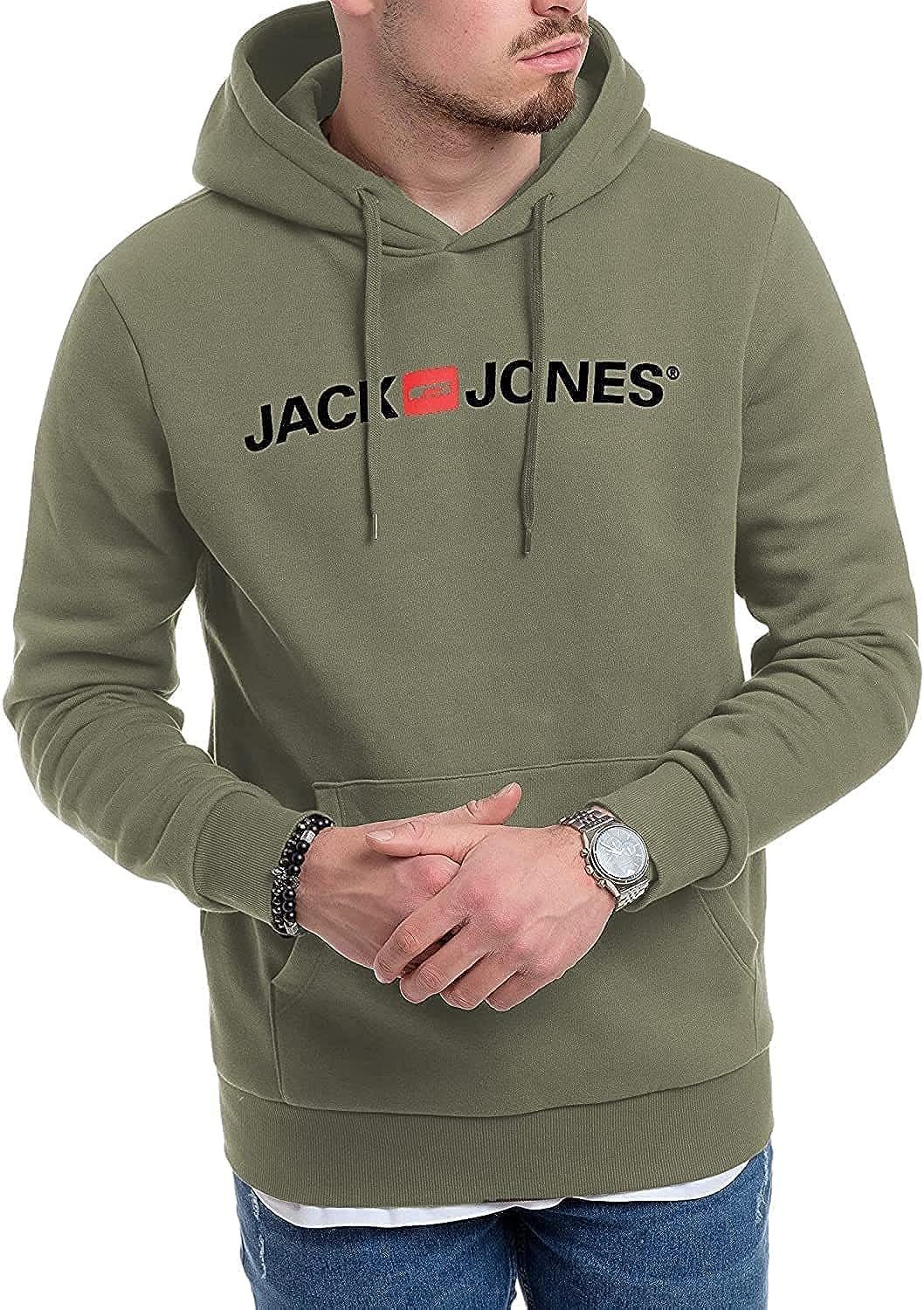 Mix & Hoodie Printdruck Doppelpack Set, Jones (Spar 7 Doppelpack Kapuzensweatshirt mit 2er Jack Pack)