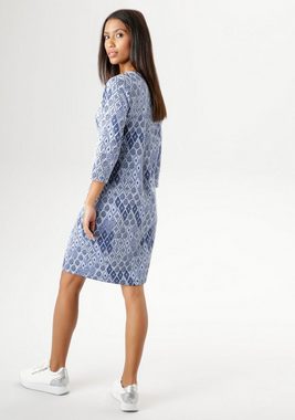 Aniston SELECTED Jerseykleid in strukturierter Jacquard-Qualität - NEUE KOLLEKTION