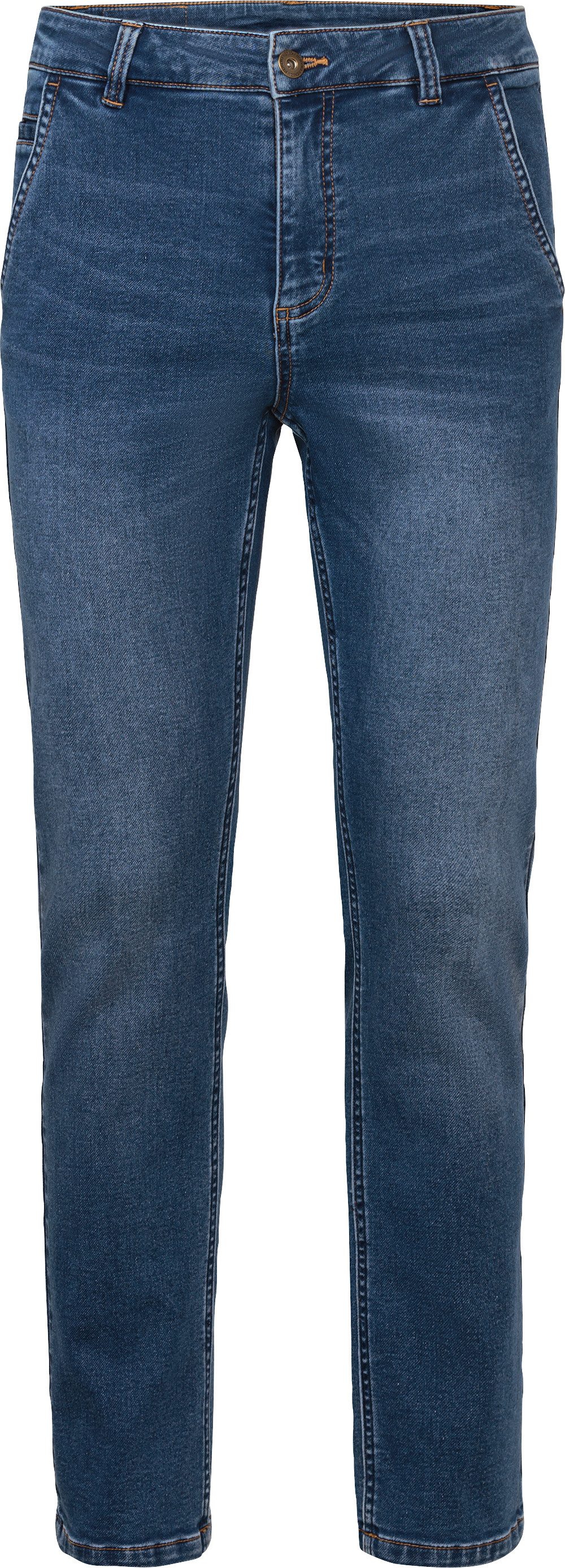 HENSON&HENSON Chinohose Dehnbarer Komfortbund